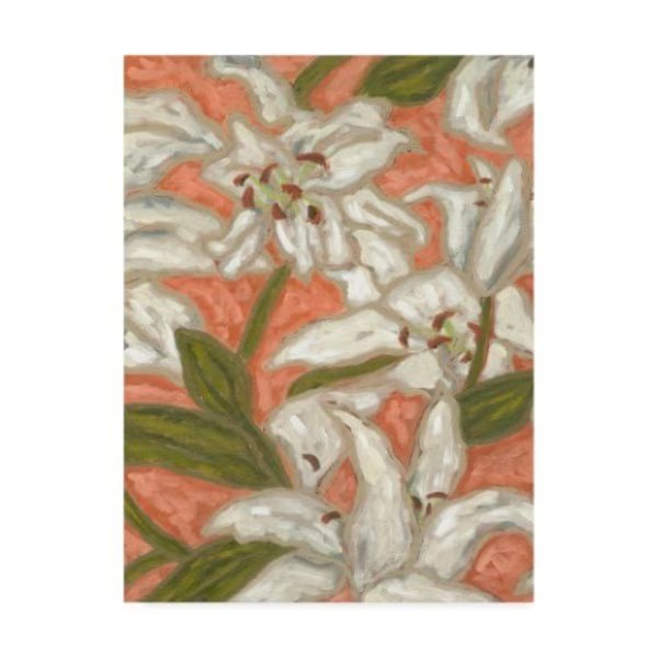 Karen Deans 'Lily Menagerie I' Canvas Art, 14x19, Trademark Fine Art, Mfr#: WAG02894-C1419GG